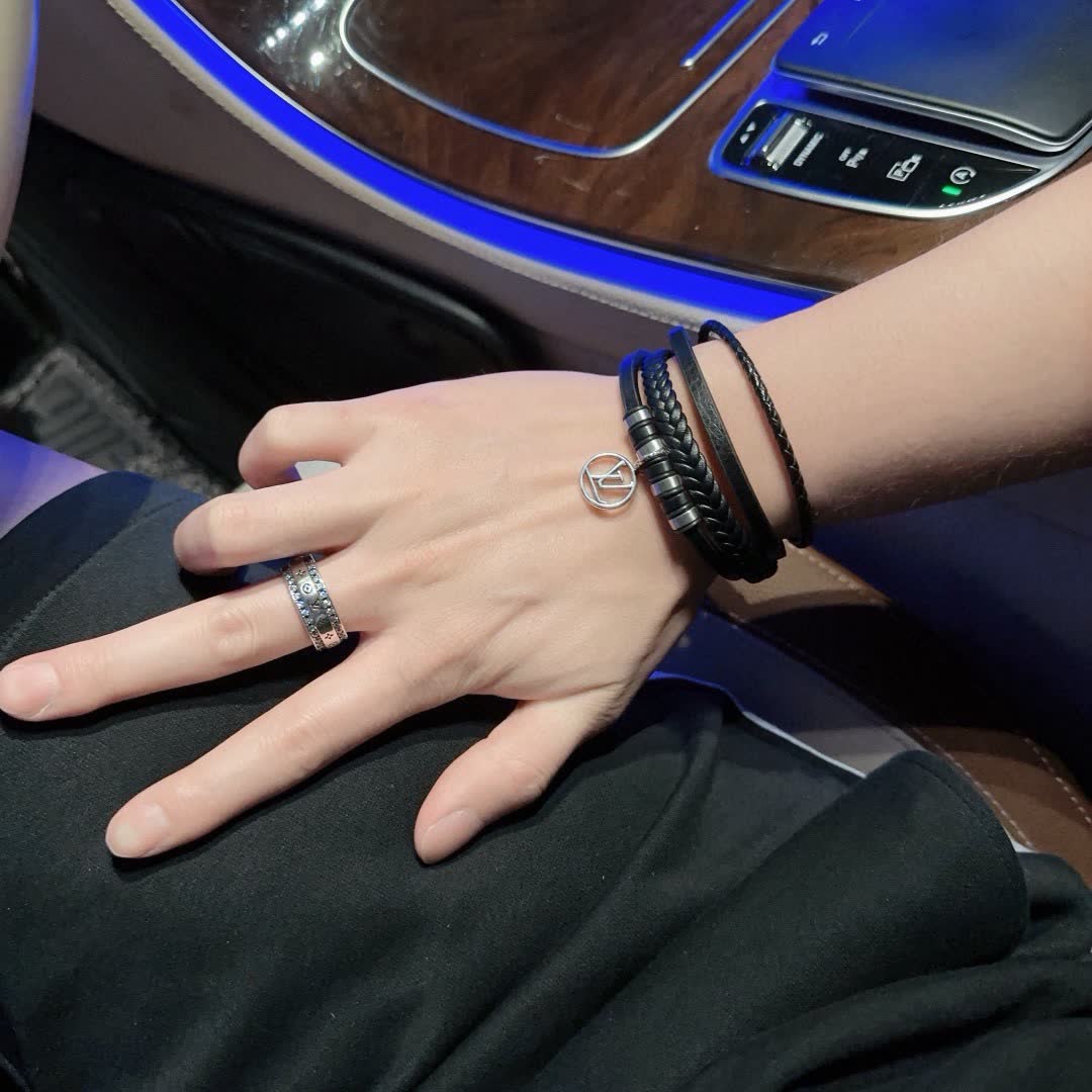 Louis Vuitton Leather Bracelet